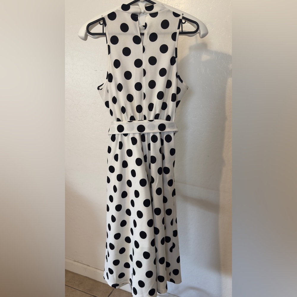 Black and White Polka Dot Dress